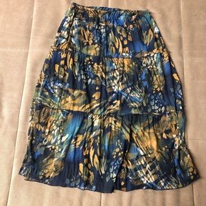 Tanjay 8 p multi color skirt